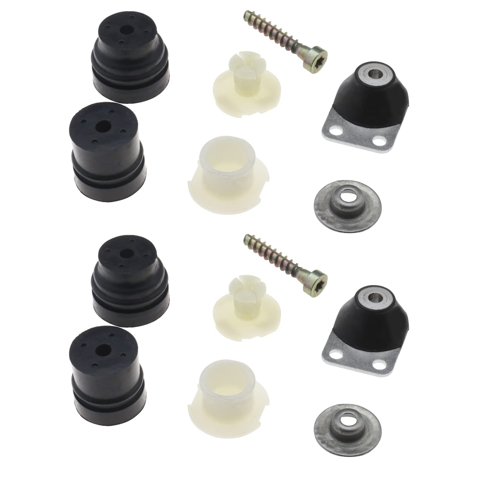 Create idea Set of 7 Chainsaw Vibration Damper Kit 1121 790 9901/1121 790 9912/1121 790 9909 Compatible with Stihl 026 024 MS240 MS260 Chainsaw Rubber Buffer