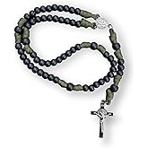 MUNIFICENCE Christian Catholic Blessing Paracord String Prayer Rosary Protection Medals Jewlery for Men and Women/Rosario Hilo Paracord Medalla San Benito Adultos Hombres y Mujeres