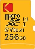 KODAk 256GB UHS-I U3 V30 A1 MicroSDXC Card with