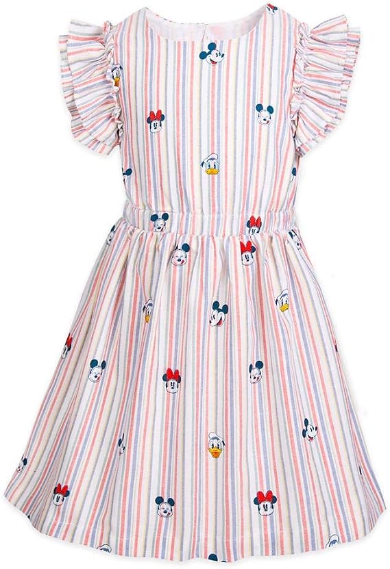 mickey mouse and friends summer fun woven dress for women