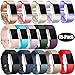 Wepro Bands Replacement for Fitbit Charge 2 HR, 15-Pack, Large, Small