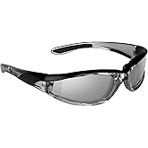 Bikershades Chrome and Pink Motorcycle Riding Glasses Foam Padded for Women.