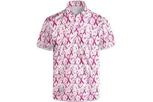 Lxopogk Golf Shirts for Men Funny Polo Short Sleeve Performance Moisture Wicking Quick Dry Mens Hawaiian Polo Shirt