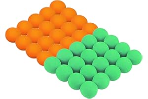 DX DA XIN Foam Balls 40 PCS for Air Popper Gun Blaster Guns Refill Bullets Toys Foam Blasters Replacement Foam Bullet Ball Launcher Extra Balls