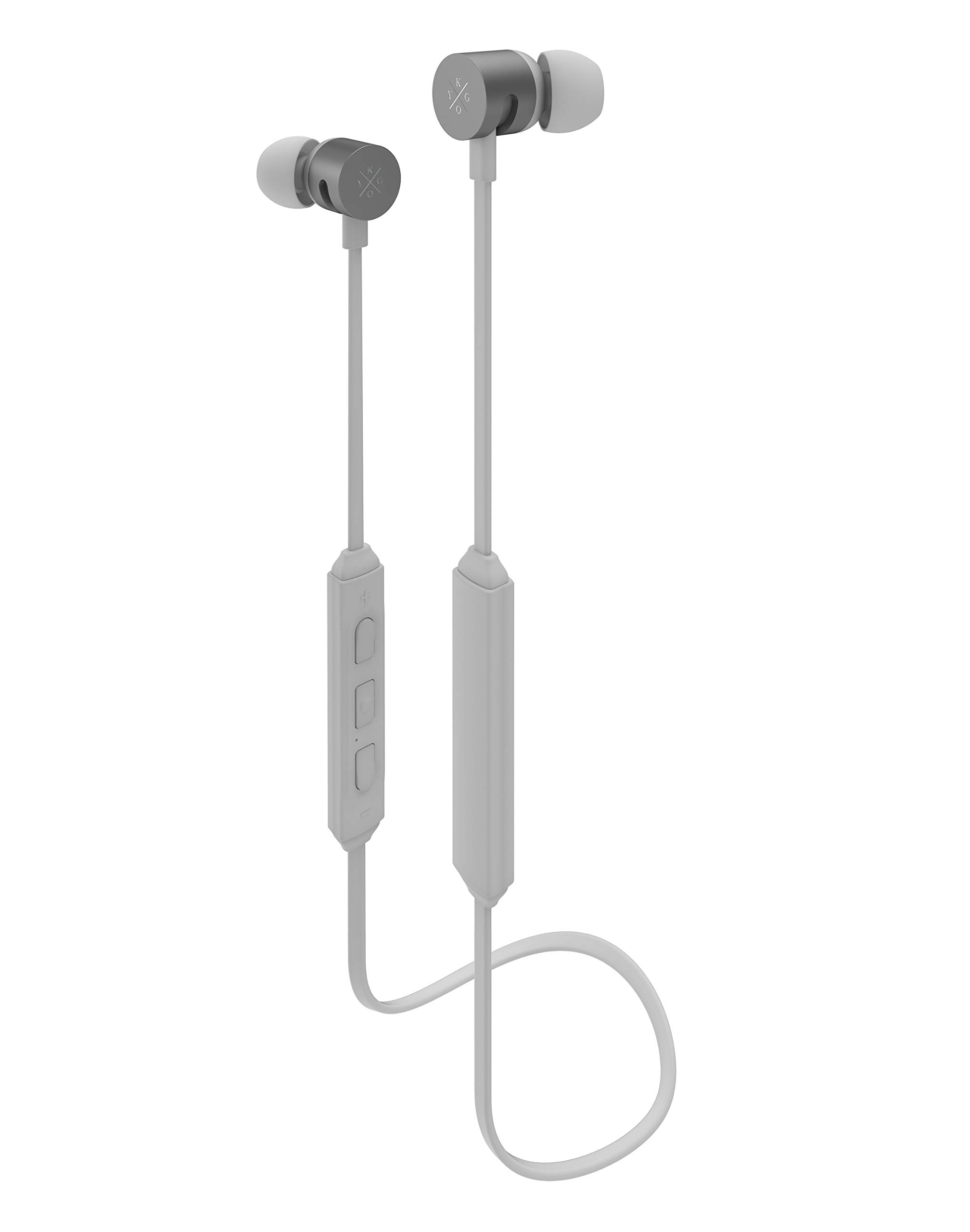 X by Kygo E4/600 Wireless Bluetooth 4.1 Sports Earphones, Built-in Microphone, aptX Codec, Magnetic Housing and 6 Hours Playback, 1.5 Hour Quickcharge - White