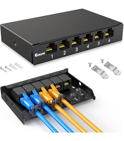 Amazon.com: Panduit DP24688TGY Category-6 24-Port Flat Punchdown