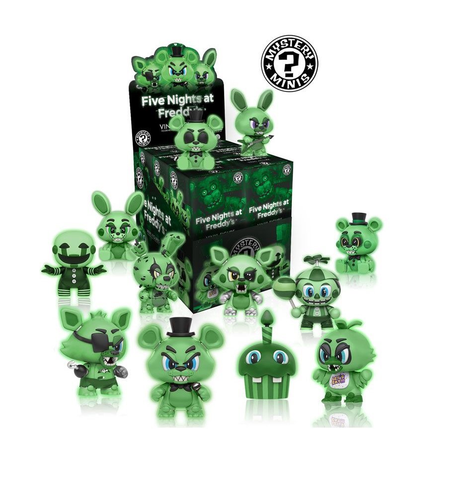 fnaf glow in the dark mystery minis