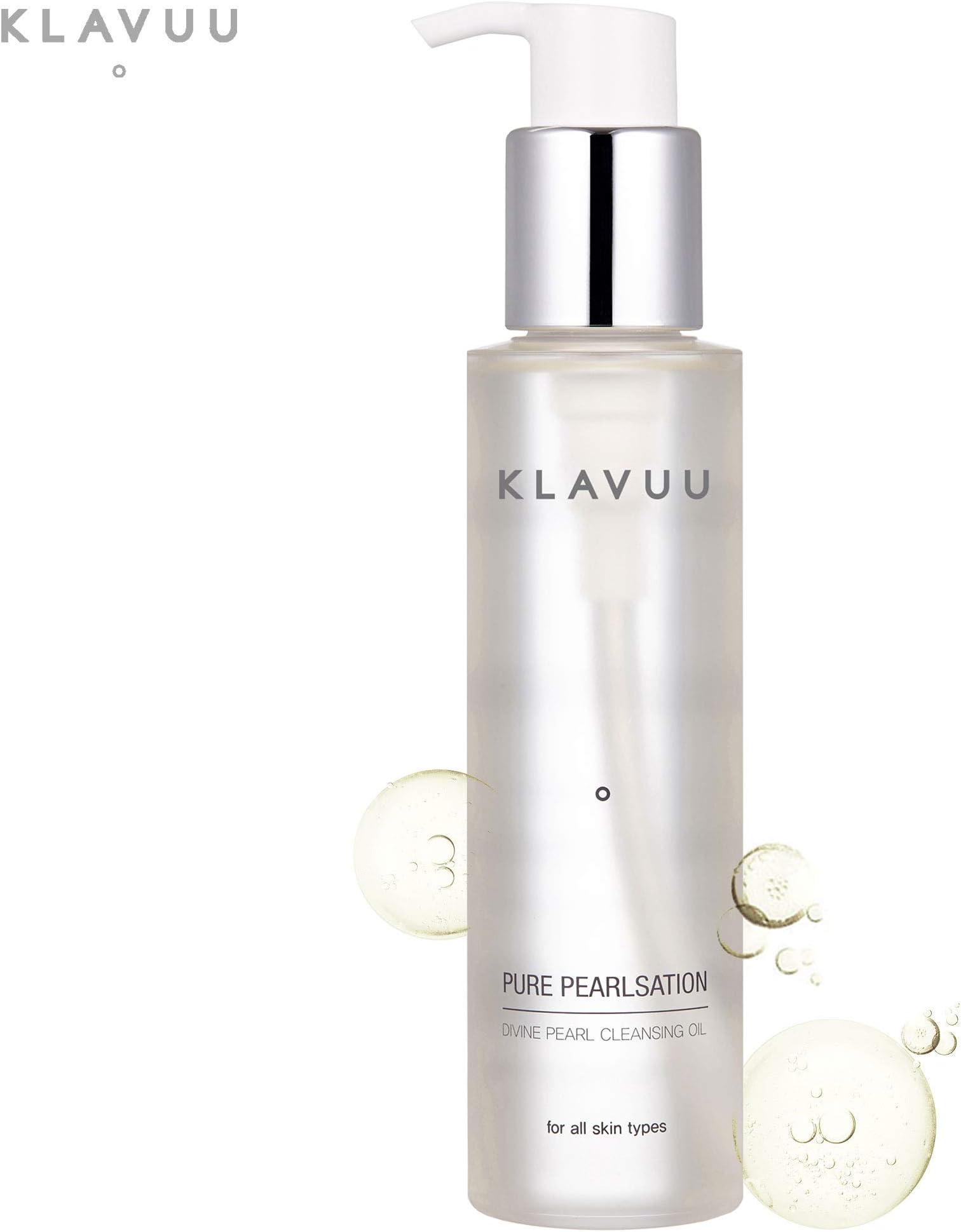 PURE PEARLSATION Divine Pearl Cleansing Oil, Deep cleansing oil makeup remover, All in One Facial Wash for All Skin Types (150 ml / 5.07 fl.oz)