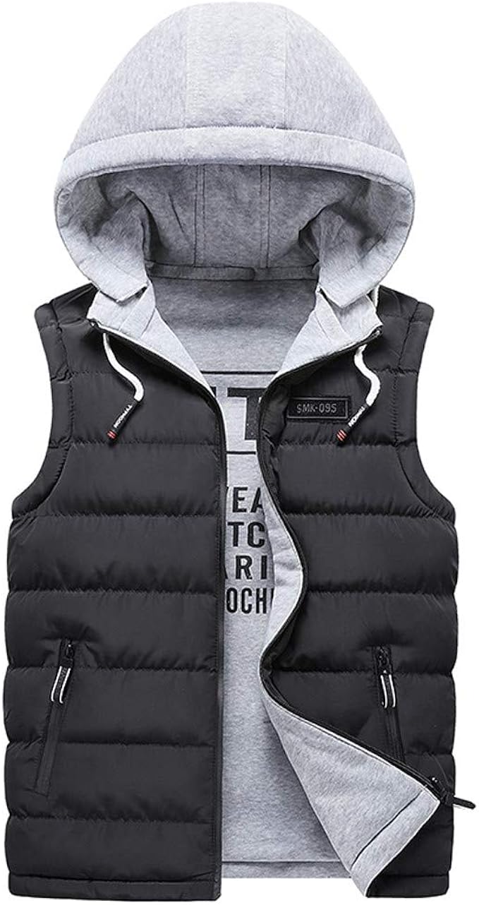 vest with a hoodie