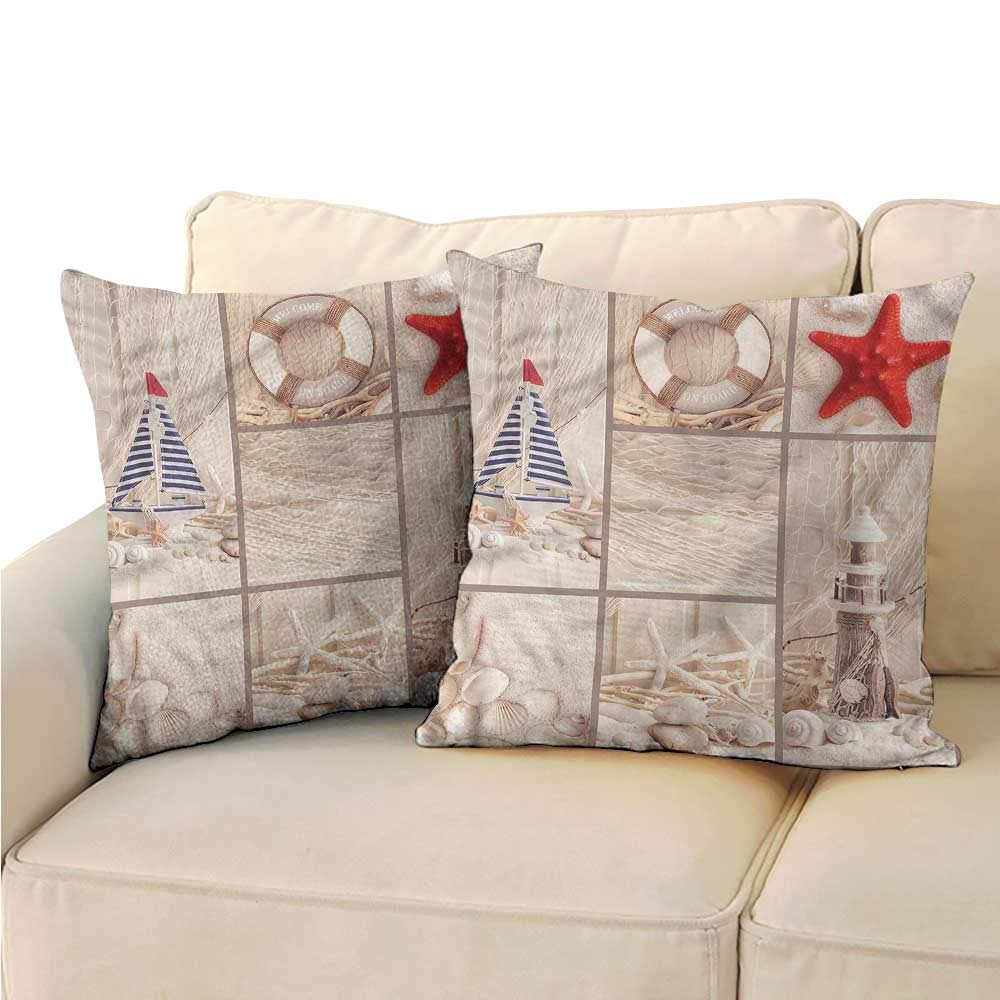 Amazon Com Ediyuneth Pillowcases King Size Nautical Marine Sail