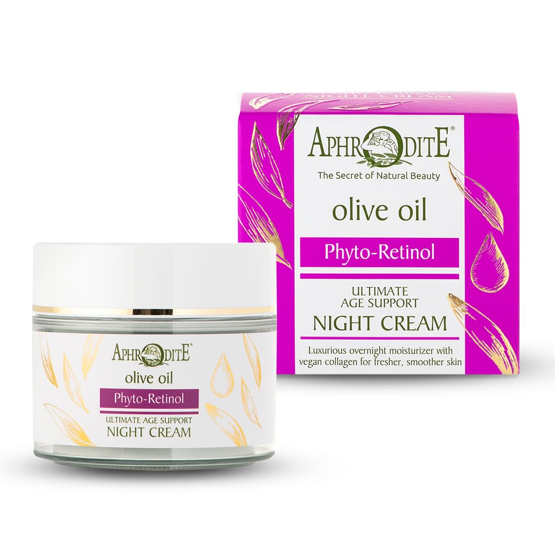 Aphrodite Nourishing & Firming Night Cream - Hydrating and Firming Night Cream with Hyaluronic Acid & Argan Oil (50 ml / 1.70 fl oz)