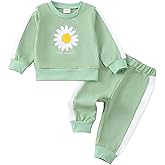 Saeaby Toddler Baby Girl Clothes Infant Girls Outfits Fall/Winter Sweatsuit Cute Sweatshirts Jogger Pants Girl Clothing Sets