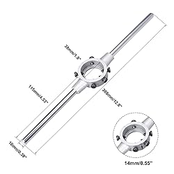uxcell Die Stock Handle Wrench Holder for Metric