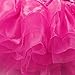 TFJH E Girls' Glitter Ballet Dresses Sleeveless Dancing Leotard Tutus HotPink XL