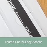 SUMMIT A4 Plastic Wallets Pack of 100 Clear Flush Folders view 4