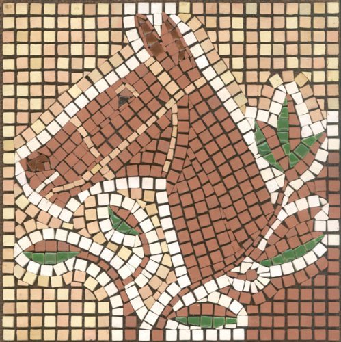 DIY Mosaic Art Kit 5.9' Square, 15x15cm, Horse