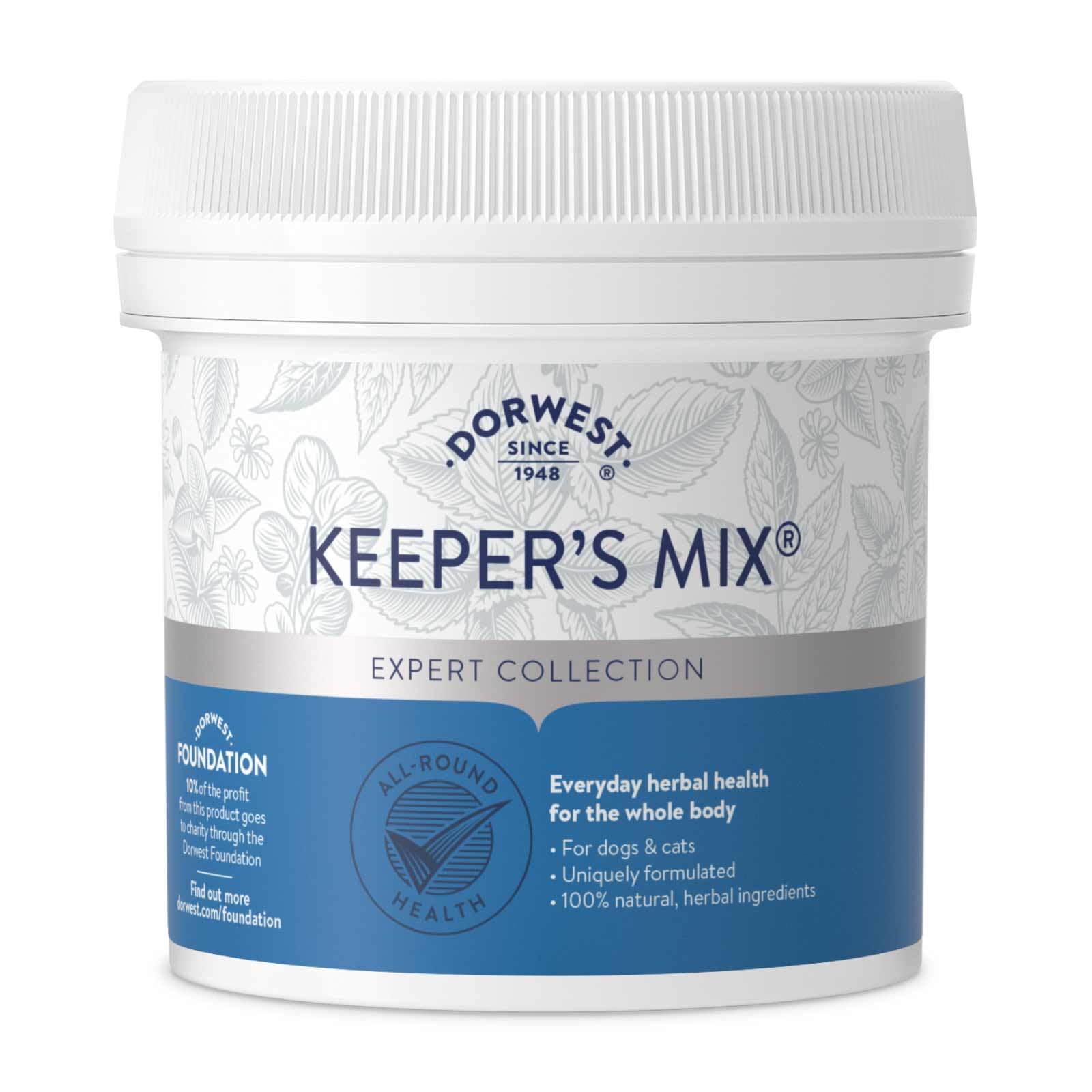 Dorwest Keeper’s Mix, 250g, Herbal Health Supplement for Dogs and Cats, Natural Herbs, Vitamins, and Minerals. 100% natural pure herbs