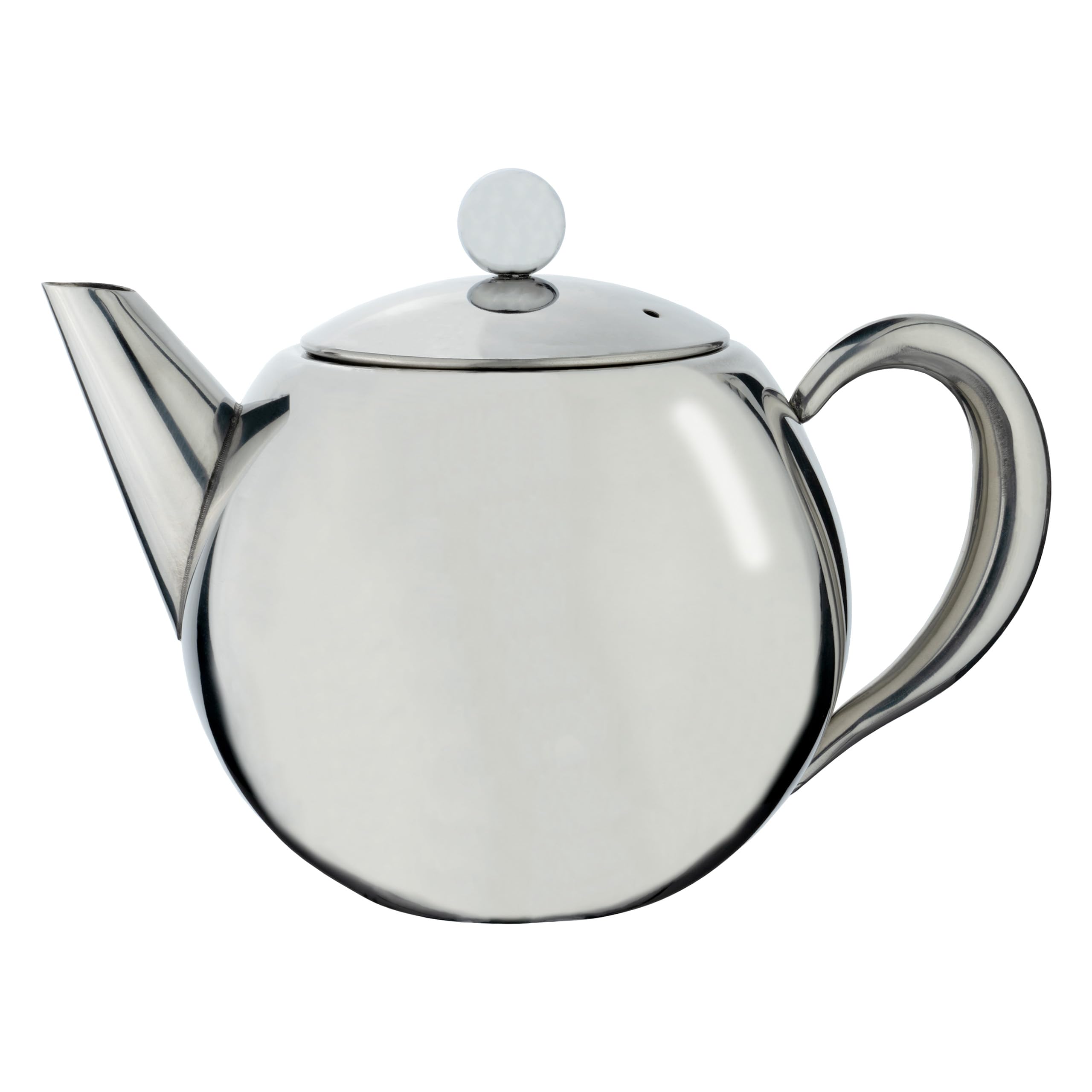 Belmont Deluxe Stainless Steel Teapot, Stainless Steel, Stainless Steel Handle, 1,000 ml