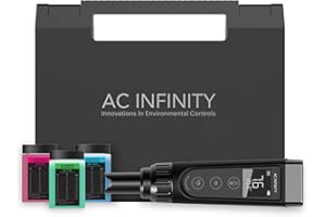 AC Infinity pH Meter PRO Kit, High Precision Digital pH Pen with ±0.01 pH Accuracy and Interchangeable Probe, Nutrient Test pH Meter for Water Hydroponics Plants, Gardening, Aquariums, Swimming Pools