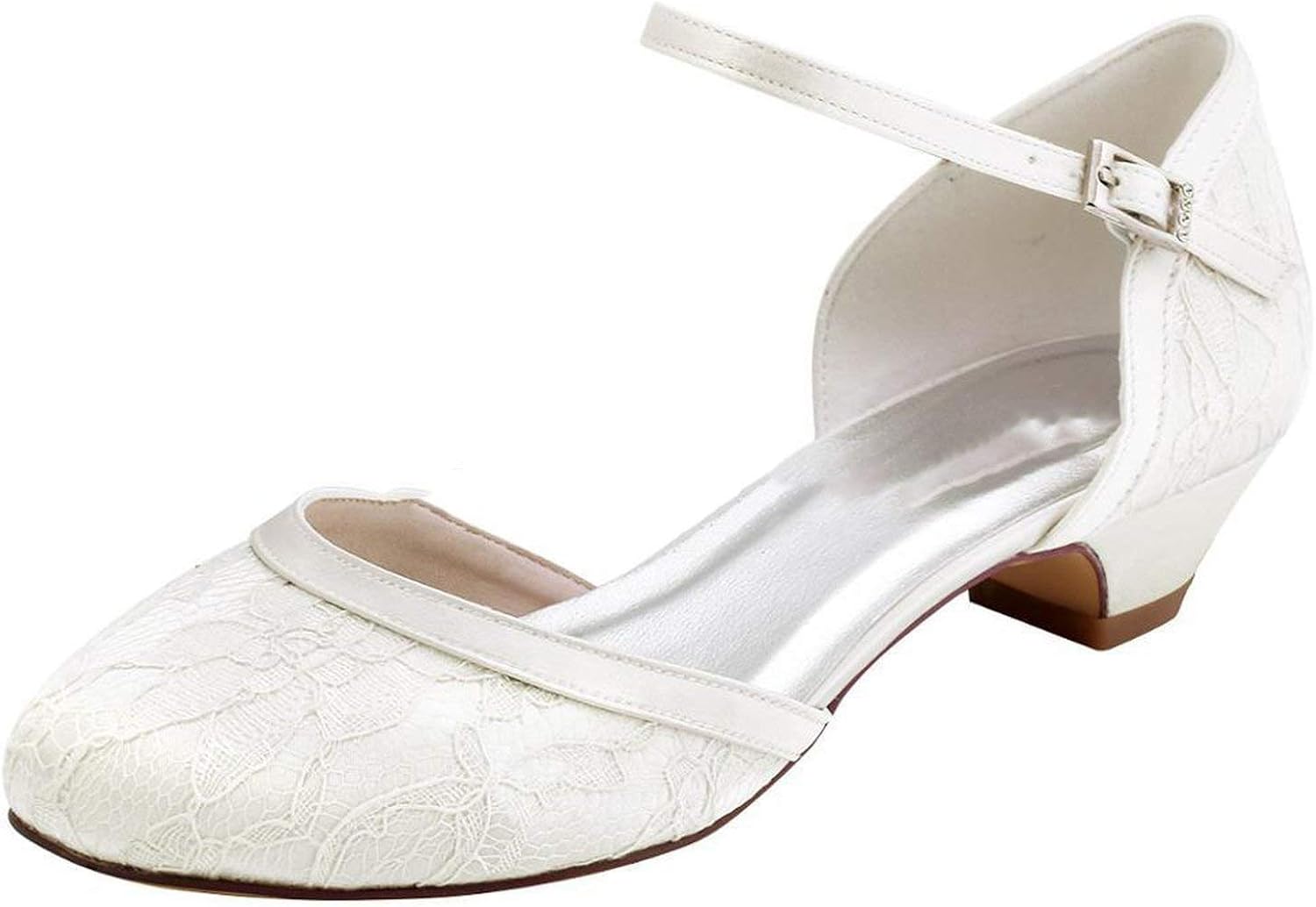 Amazon Com Wine Cup White Ivory Bridal Wedding Shoes For Bride