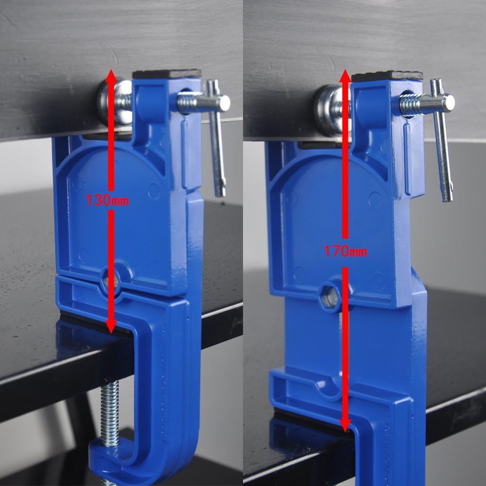 XCMAN Alpine Ski Vise for Ski Tuning and Waxing Adjustable Angle and Height Durable and Stable - Aluminium Material - Image 3
