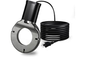 Ttnde 250W Utility De-Icer, Submergible Bird Bath Heater De-icer, Chicken Water Heater, Stock Tank Heater for Livestock Poultry Birds, Cows, Horses, Wildlife Drinkingwith 10FT Power Cord, Black