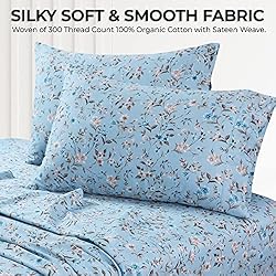 AZORES HOME Carolina 300 Thread Count Organic