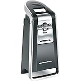 Hamilton Beach Smooth Touch Electric Automatic Can Opener with Easy Push Down Lever, Eliminates Sharp Edges, Opens All Standa
