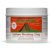 Aztec Secret - Indian Healing Clay 10oz Jar - Deep Pore Cleansing Facial &amp; Body Mask &ndash; The Original 100% Natural Calcium Bentonite Clay