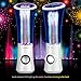 SoundSOUL Dancing Water Speakers LED Speakers Water Fountain Speakers (pure white)