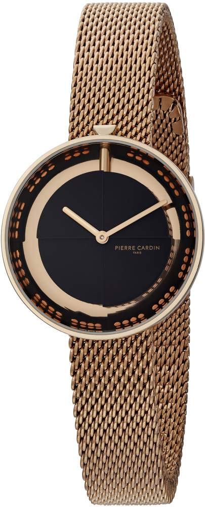 Pierre Cardin Women's Analogue Quartz Watch with Stainless Steel Strap CM0001