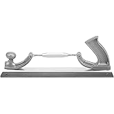 pizarra Adjustable Milled Tooth Car Body Polisher Files Metal Panel Polishing Curved Tooth Steel File Holder(Medium)