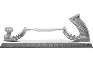 Carhar Adjustable Milled Tooth Car Body Polisher Files Metal Panel Polishing Curved Tooth Steel File Holder(Medium)