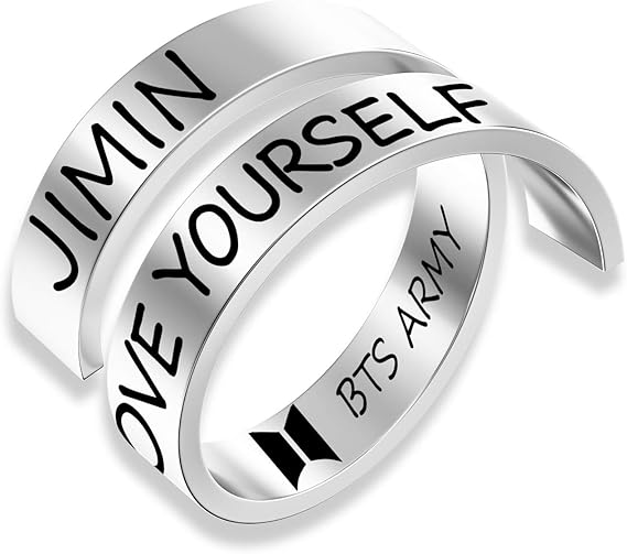 Amazon Co Jp Bts リング Kpop Bts Love Yourself リング リング Bts ファンジュエリー 服 ファッション 小物