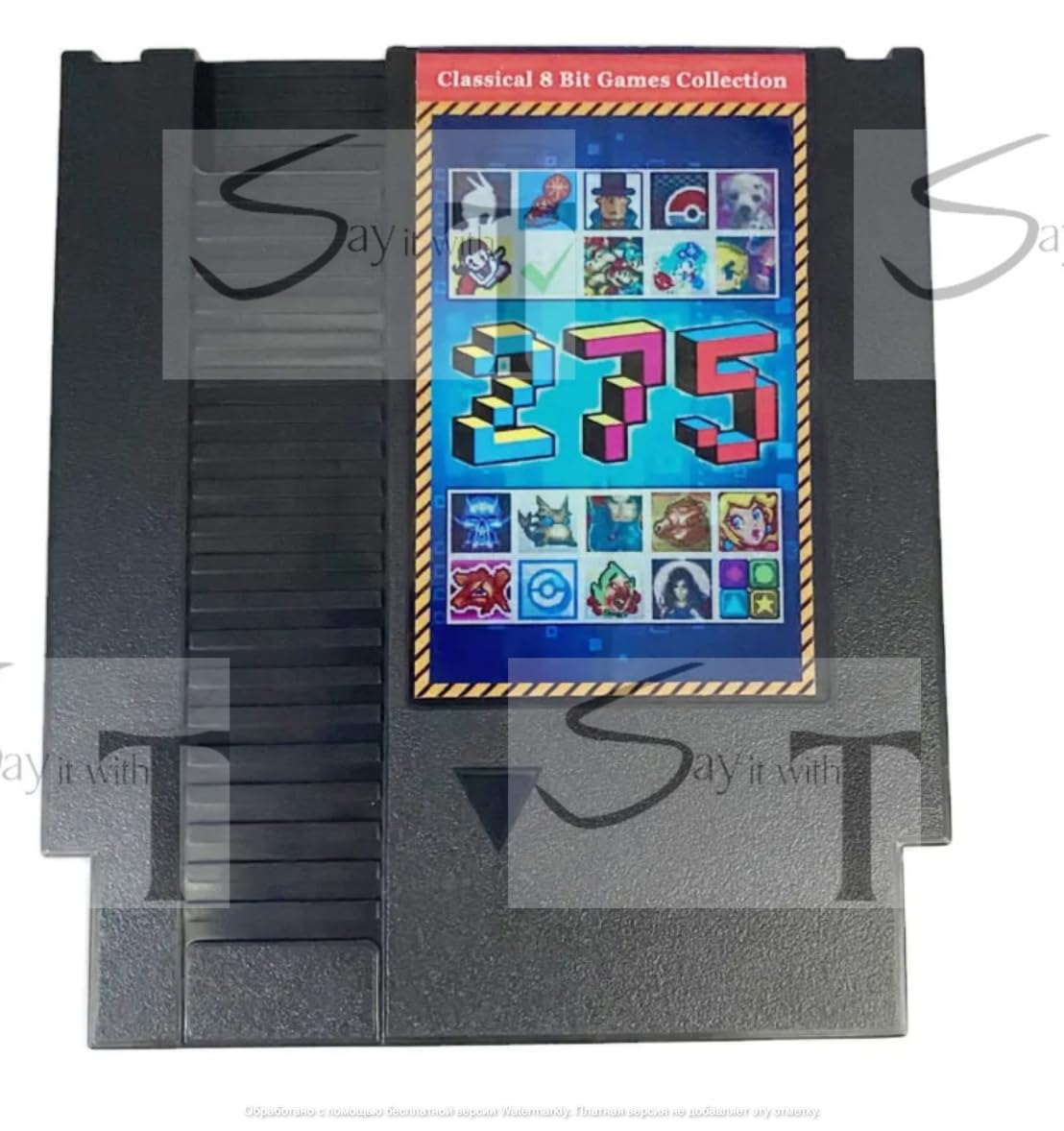 275 in 1 Super Cartridge Multicart compatible with NES Collection games