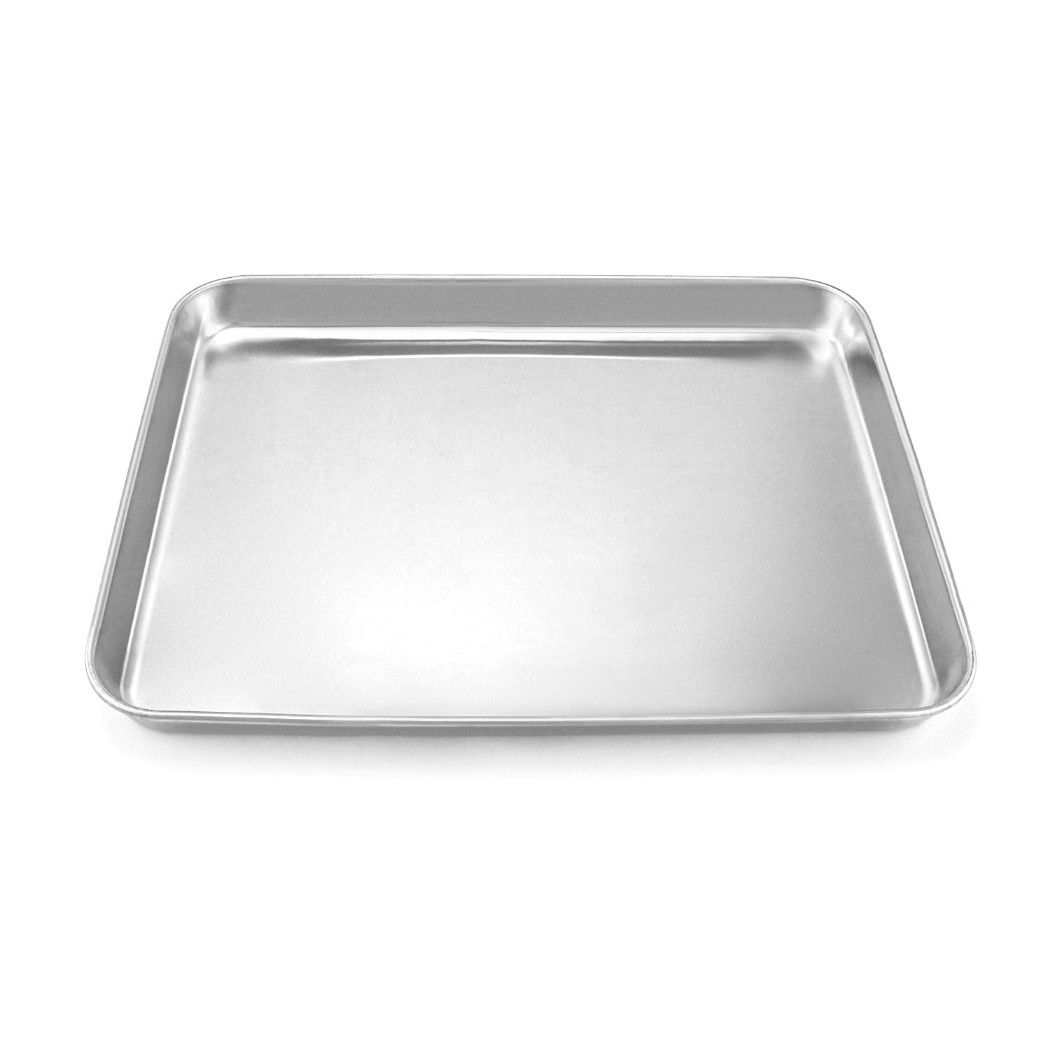 Photo 1 of QWORK Stainless Steel Surgical Tray, for Medical Instruments, Tattoo, Surgical Supplies, 12 3/16 x 9 7/16 x 1 5/16 inch, 1 Pack