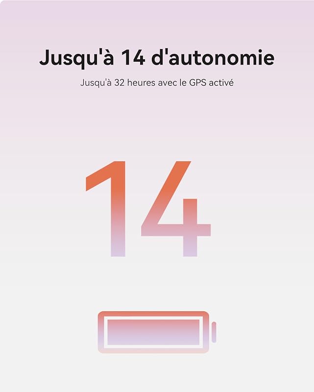 Watch GT Runner 2 Montres connectées, Jusqu'à 14 Jours, Bleu