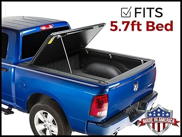 Tonneau Cover Truck Bed For 09 18 Dodge Ram 1500 W O Ram Box 5 8ft 5 7ft 4 Fold