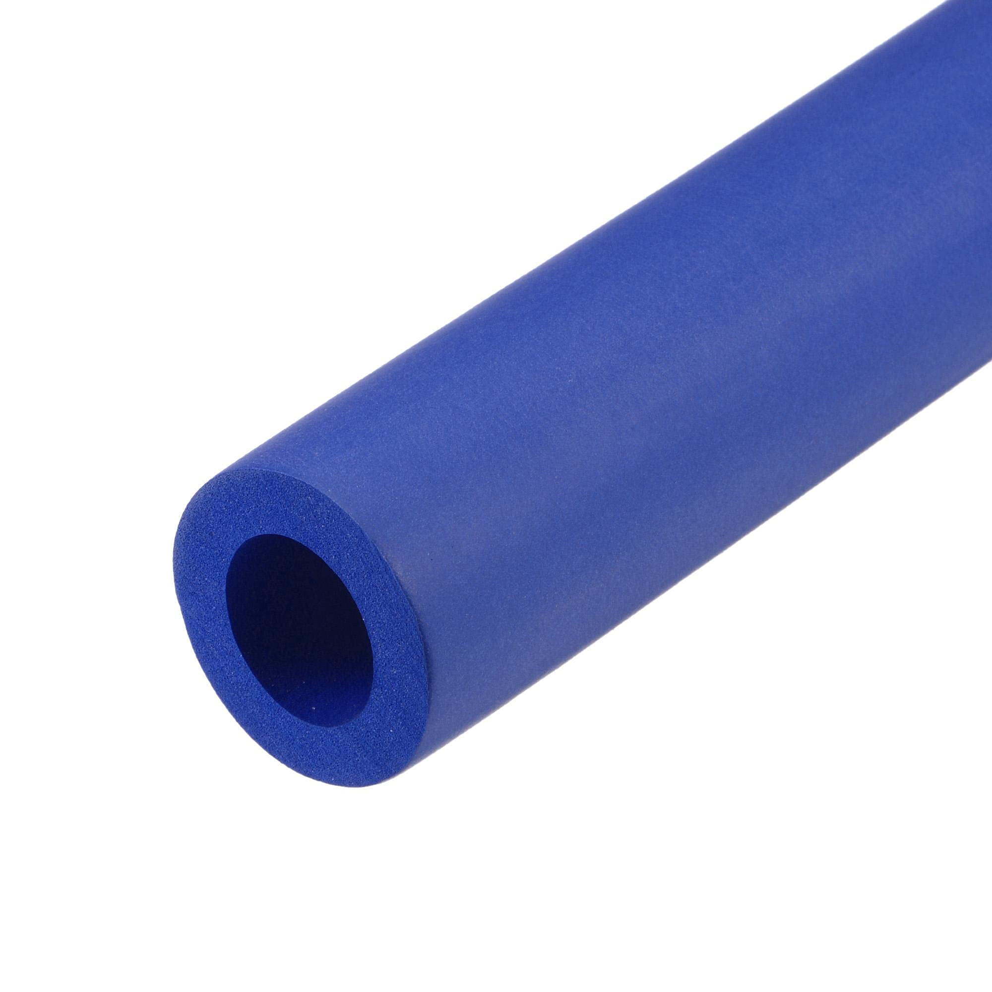 sourcing map Foam Tubing for Handle Grip Support, 18mm ID 30mm OD 1m Length Blue