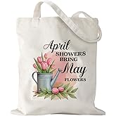 Sldpngo Aesthetic Seasonal Tote Bags for Women Mother's Day Spring Fall Halloween Thanksgiving
