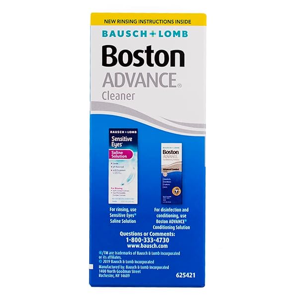 CONTACT LENS SOLUTION BY BOSTON ADVANCE, FOR GAS PERMEABLE CONTACT LENSES, 1 FL OZ (PACK OF 4)