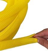 On1shelf PE Yellow Corrugated Conduit Flexi Pipe 23mm 10m view 4