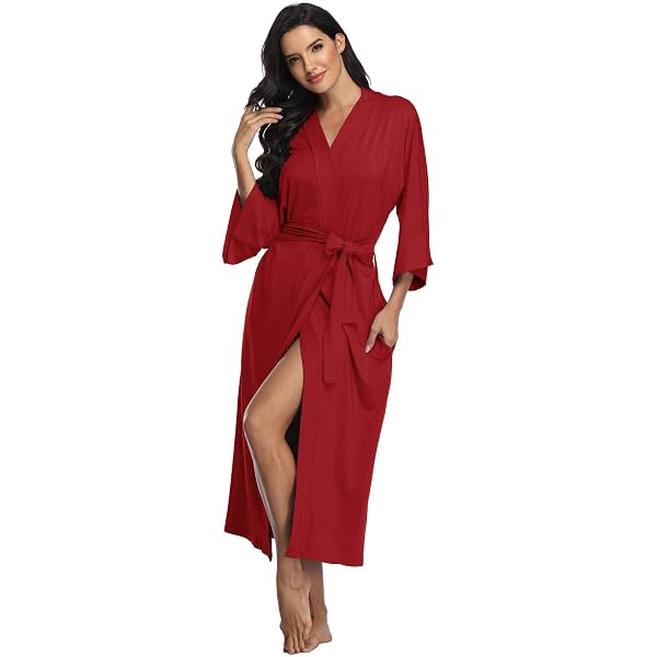 red dressing gown women's Women's Luxury Silk Robes, Kimonos & Dressing Gowns