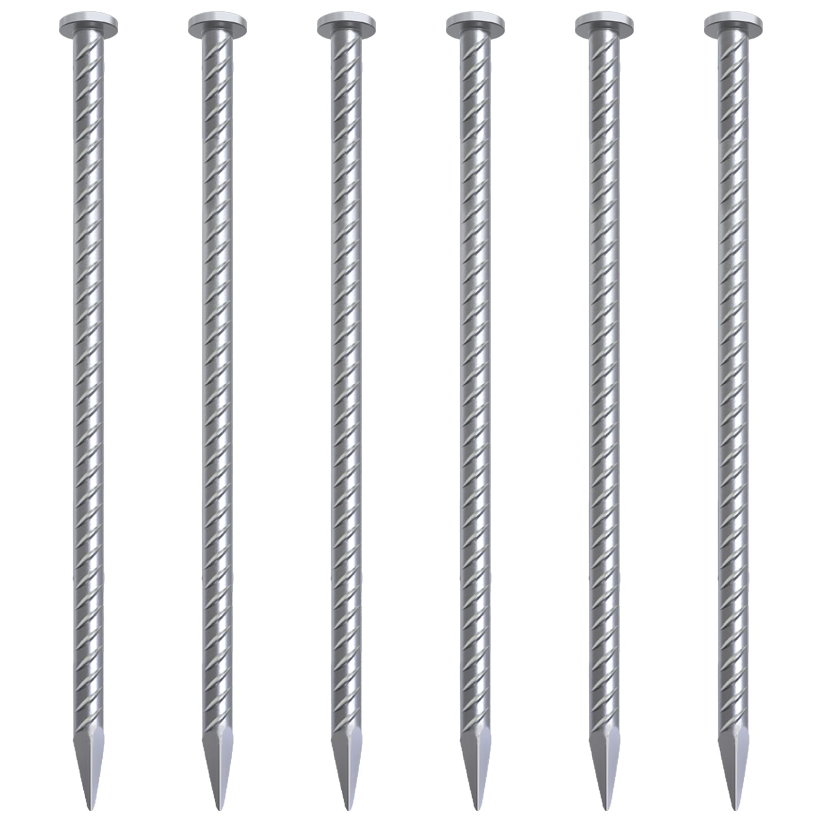 VVOKGO 16 Inch Rebar Stakes 1/2 Inch Diameter