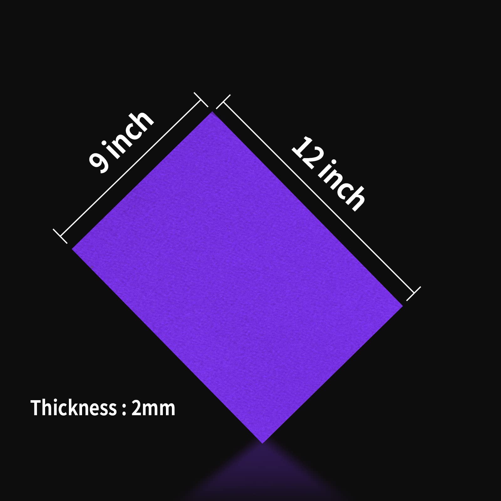 9 x 12 Inch Purple Foam Sheets Crafts, 2mm Thick. 25 Pack Premium Purple Foam Papers Set, for Crafting,DIY Project,Classroom, Scrapbooking, 3D Card Making…