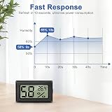 EEEKit 3-Pack Hygrometer Thermometer LCD Digital Temperature Humidity Gauge view 4