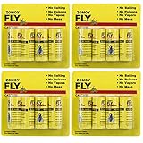 ZOMOY Fly Trap ,Fly Paper Strips , Fly Catcher Trap, Fly Ribbon, Fly Bait,Fly Catcher Ribbon - 16 PCS