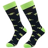 KoolHour Mens Fun Crew Socks Novelty Colorful Cotton Casual Dress Socks