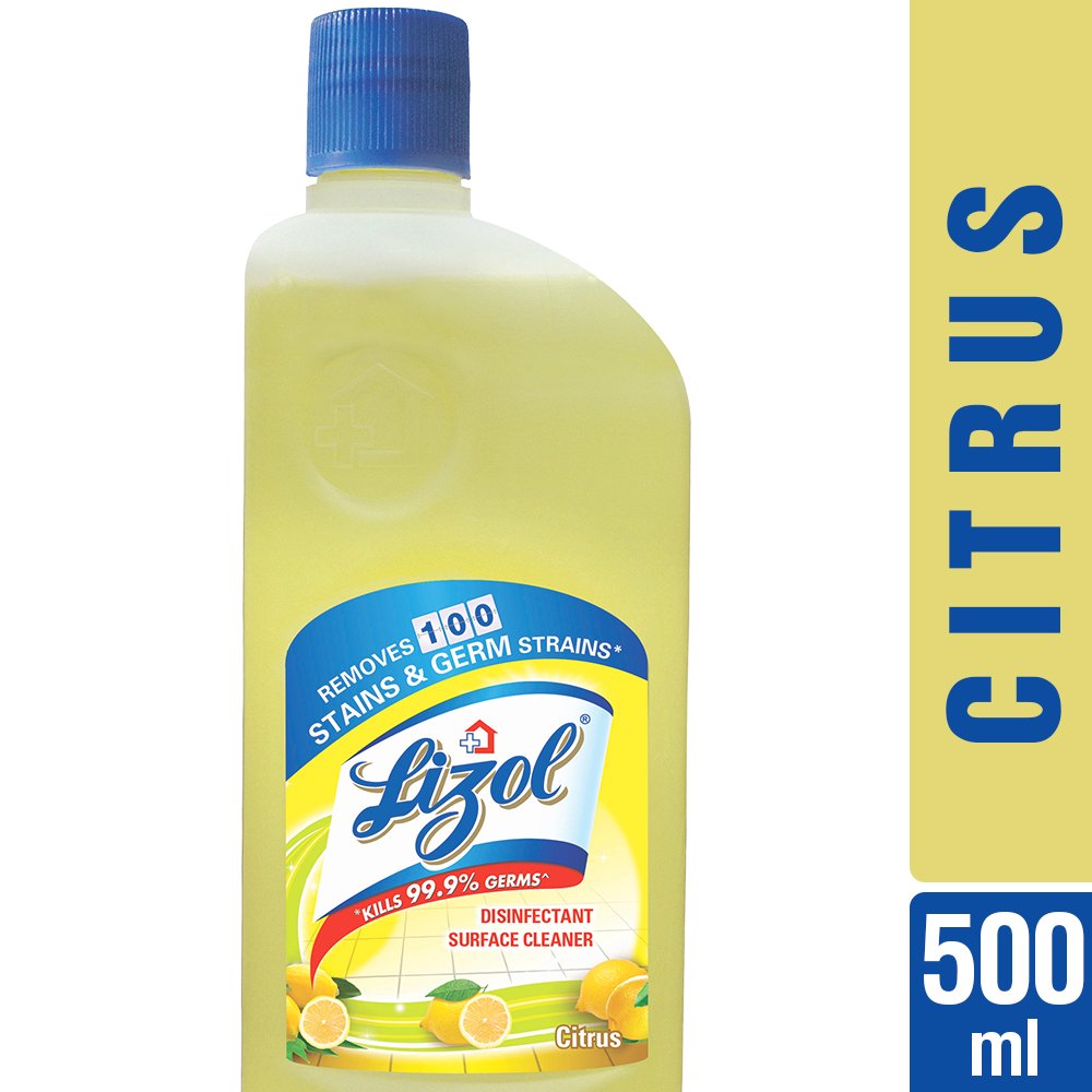 Buy Lizol Disinfectant Floor Cleaner Citrus 500 Ml Online At Low