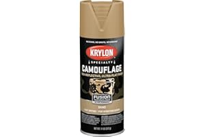 Krylon Camouflage Paint, Ultra Flat, Sand, 11 oz. - K04295000